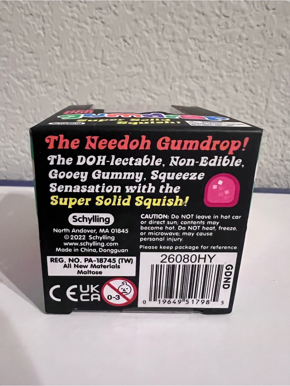 Authentic NeeDoh Gumdrop Super Solid Squish - Pink🩷🩷🩷 - Picture 2 of 5